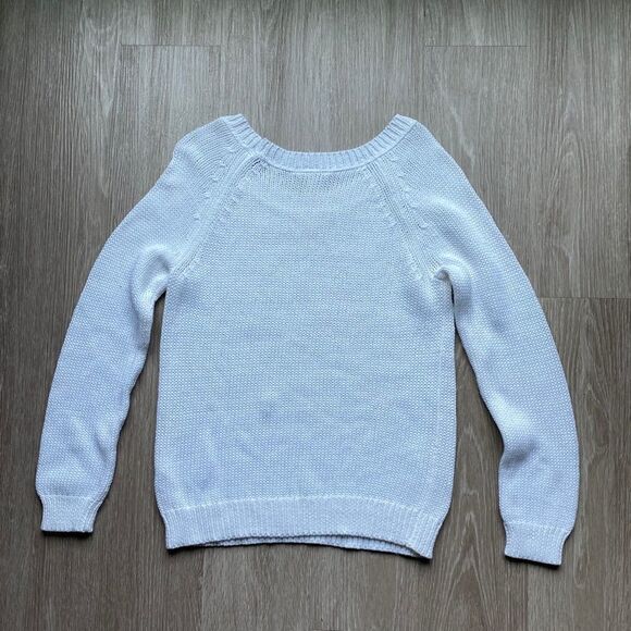 Banana Republic Milly‎ Collection White Cotton Sweater - Picture 2 of 8